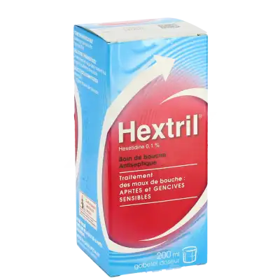 Hextril 0,1 % Bain Bouche Fl/200ml à Annecy