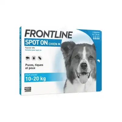 Frontline Solution externe chien 10-20kg 4Doses