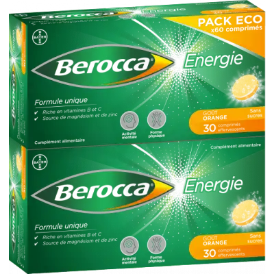 Berocca Energie Comprimés Effervescents Orange B/60 à STRASBOURG