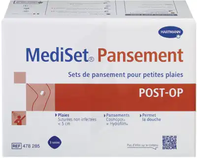 Mediset Post-op Set Pansement Petites Plaies B/3 à Paris