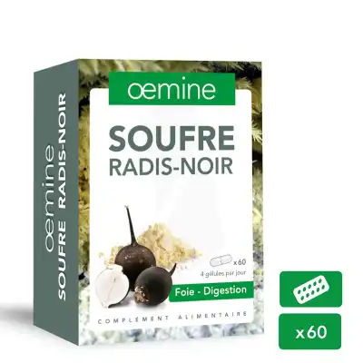 Oemine Souffre - Radis Noir 60 Gélules à Andernos