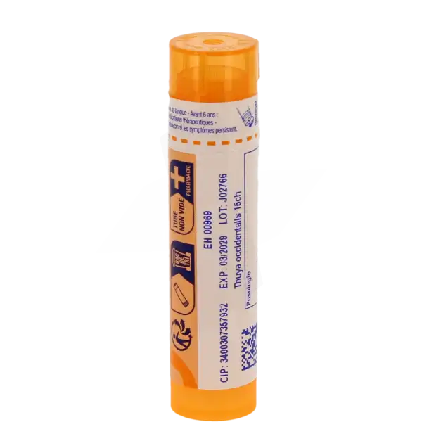 Boiron Thuya Occidentalis 15ch Granules Tube De 4g