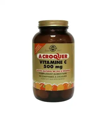 Solgar Vitamine C 500 Arome Orange Naturel à JOINVILLE-LE-PONT