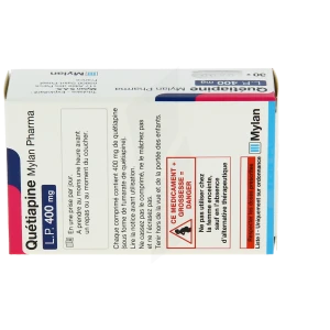 Quetiapine Viatris Lp 400 Mg, Comprimé à Libération Prolongée