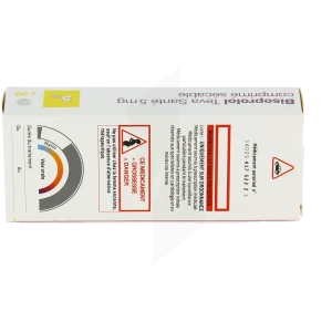 Bisoprolol Teva Sante 5 Mg, Comprimé Sécable