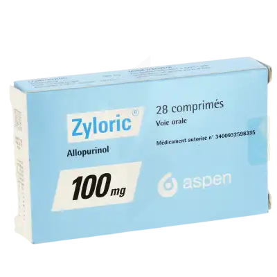 Zyloric 100 Mg, Comprimé à PEYNIER