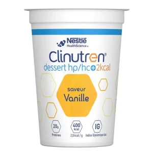 Clinutren Dessert 2.0 Kcal Nutriment Vanille 4 Cups/200g