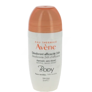 Avene Body Déodorant Efficacité 24h Roll-on/50ml