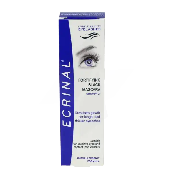 Ecrinal Soin & Beaute Cils Mascara Noir Fortifiant, Fl 7 Ml