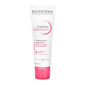 Bioderma Créaline Défensive Crème Active Apaisante Riche Pour Peau Sensible 40ml
