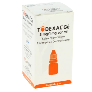 Todexal 3 Mg/1 Mg Par Ml, Collyre En Suspension