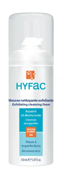 Hyfac Mousse Nettoyante Exfoliante 150ml