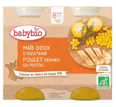 Babybio Pot Mais Doux Poulet à Saint-Avold