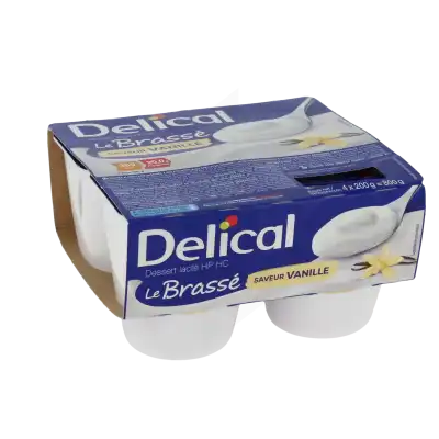 Delical Le Brassé HP HC Nutriment Vanille 4Pots/200g
