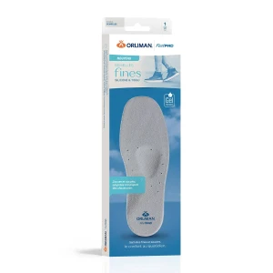 Orliman Feetpad Semelles Fines En Silicone Et Tissu Pointure 39/40