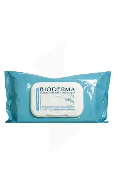 Abcderm H2o Lingette Dermatologique Nettoyante Bébé Bio 2etuis/60 à LA-RIVIERE-DE-CORPS