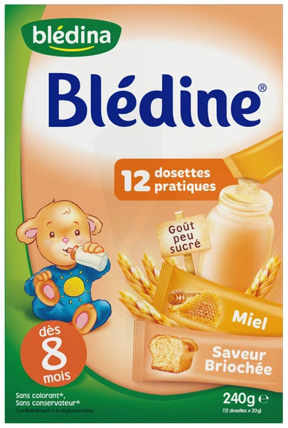 meSoigner - Blédina Blédine Miel/briochée 12 Dosettes De 20g