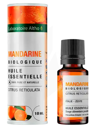 Laboratoire Altho Huile Essentielle Mandarine Bio 10ml