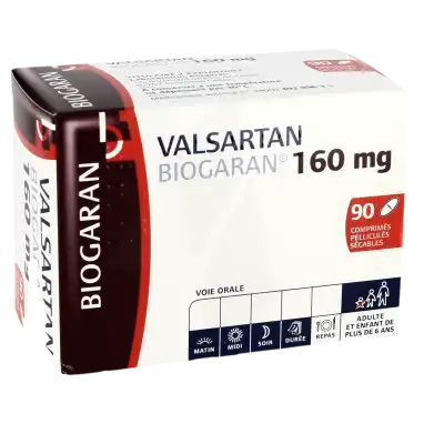 Valsartan Biogaran 160 Mg, Comprimé Pelliculé Sécable à Lavernose-Lacasse