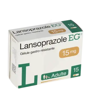 Lansoprazole Eg 15 Mg, Gélule Gastro-résistante à Lavernose-Lacasse