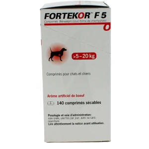 Fortekor F 5 Comprimes Pour Chats Et Chiens, Comprimé