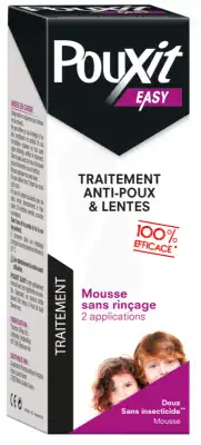 Pouxit Easy Mousse Sans Rinçage Antipoux 100ml à POITIERS