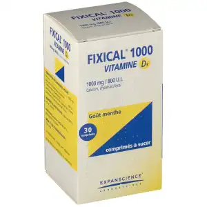 Fixical Vitamine D3 1000 Mg/800 U.i., Comprimé à Sucer à Saint-Cyprien