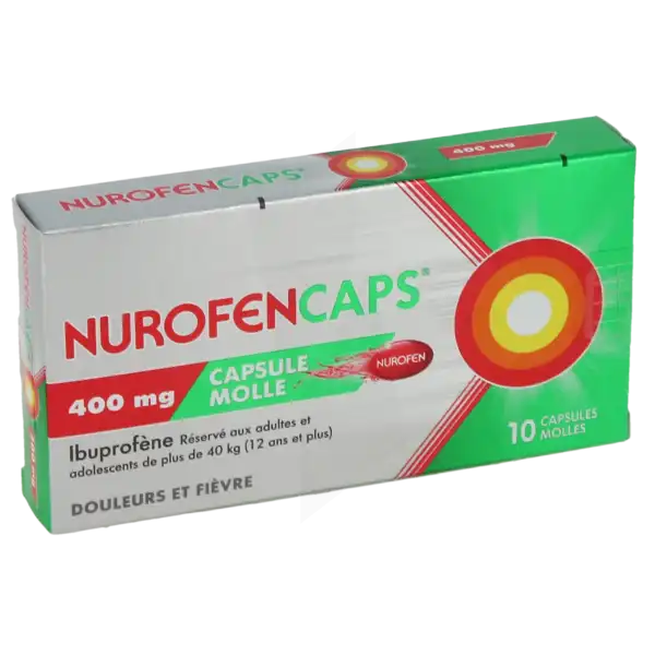 Nurofencaps 400 Mg, Capsule Molle