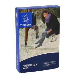 Venoflex Fast 2 Chaussette Laine Femme Torsades Ecru Taille 2n