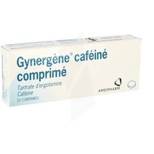 Gynergene Cafeine, Comprimé