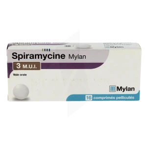 Spiramycine Viatris 3 M.u.i, Comprimé Pelliculé