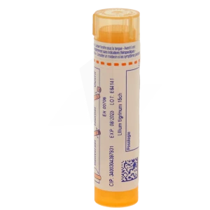Boiron Lilium Tigrinum 15ch Granules Tube De 4g
