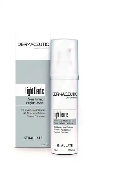 Dermaceutic Light Ceutic  Crème De Nuit éclaircissante  Fl Airless/40ml