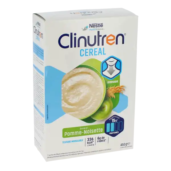 Clinutren Cereal Nutriment Pomme Noisette B/450g