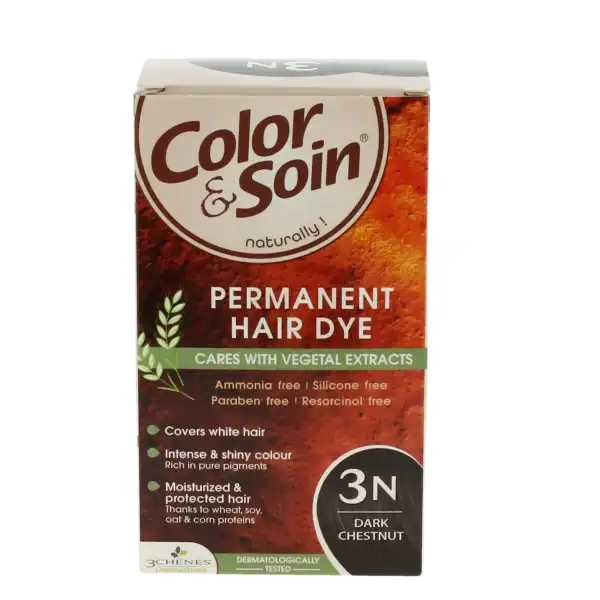 Color&soin Kit Coloration Permanente 3n Châtain Foncé