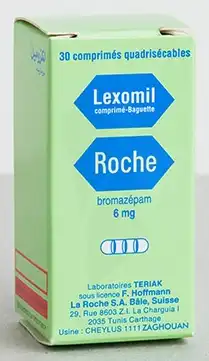 Lexomil 6mg Comprimés Quadrisécables T/30
