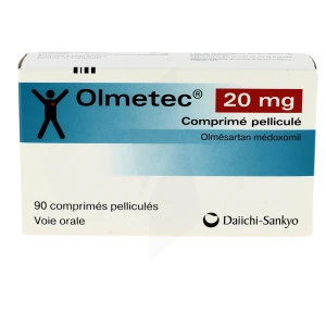 Olmetec 20 Mg, Comprimé Pelliculé