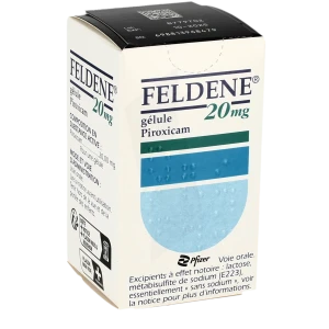 Feldene 20 Mg, Gélule