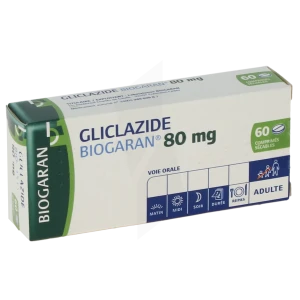 Gliclazide Biogaran 80 Mg, Comprimé Sécable