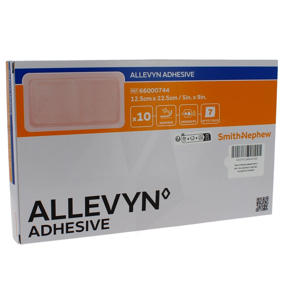 Allevyn Adhesive, 12,5 Cm X 22,5 Cm , Bt 10