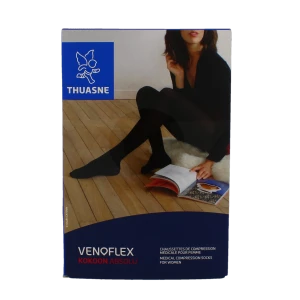 Venoflex Kokoon Absolu 2 Chaussette Femme Noir Taille 5n