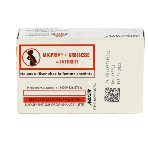 Migpriv, Poudre Pour Solution Buvable En Sachet