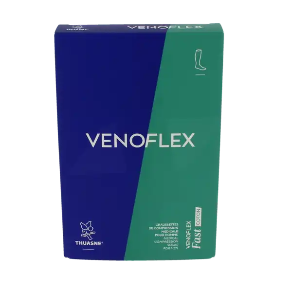 Venoflex Fast 2 Chaussette Homme Côte Ardoise Taille 2n