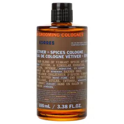 Korres Hom Edc Vetiver Et Epices 100ml à MONTEUX