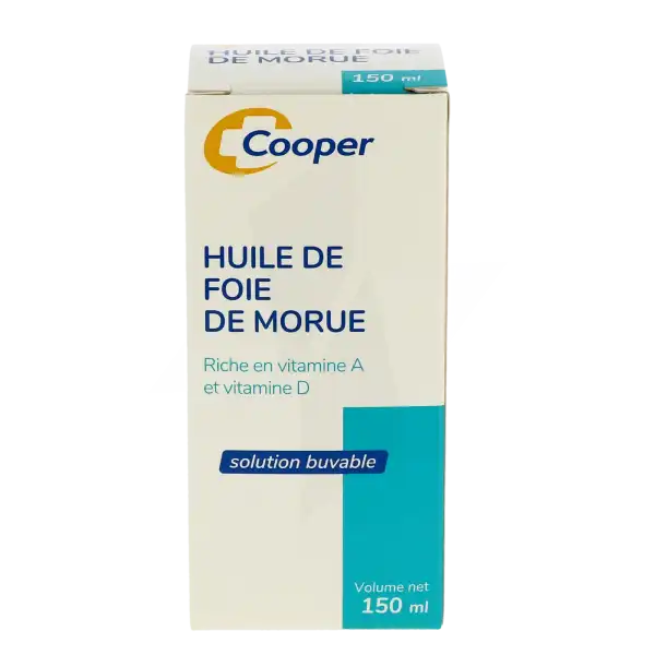 Huile De Foie De Morue Solution Buvable Cooper, Fl 150 Ml