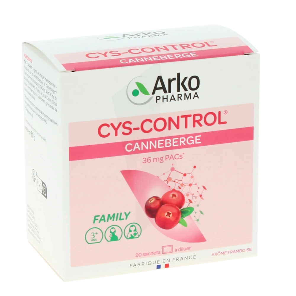 Cys-control 36mg Poudre Orale 20 Sachets/4g