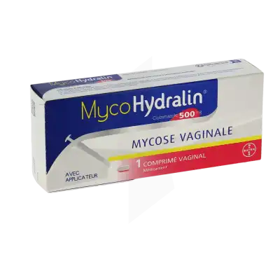 Mycohydralin 500 Mg, Comprimé Vaginal à Paris