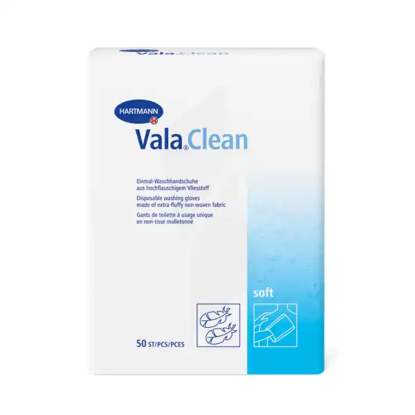 Valaclean Soft Gant De Toilette Jetable B/50