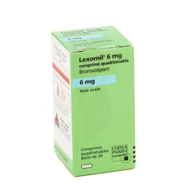 Lexomil 6 Mg, Comprimé Quadrisécable