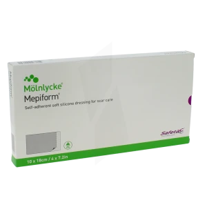 Mepiform Pans Siliconé Cicatrice 10cmx18cm B/5
